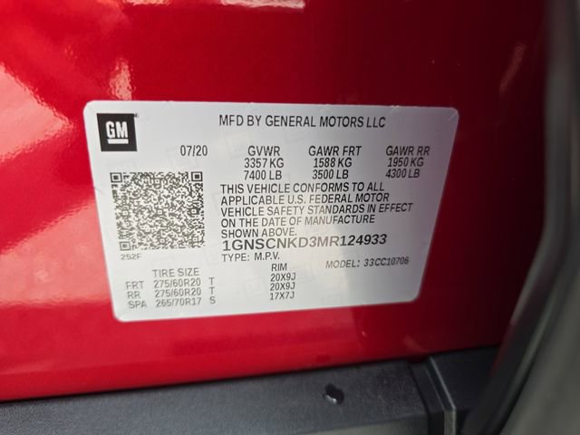 Certified 2021 Chevrolet Tahoe LT w/ LT Signature Package image 34