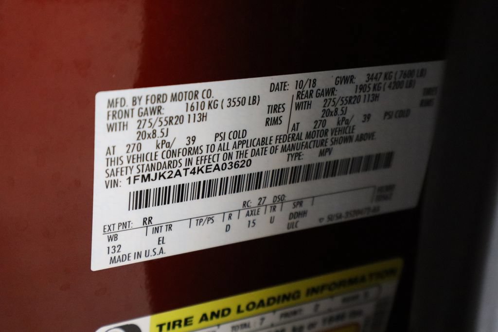 Used 2019 Ford Expedition Max Limited w/ Equipment Group 301A AWD/4WD image 41