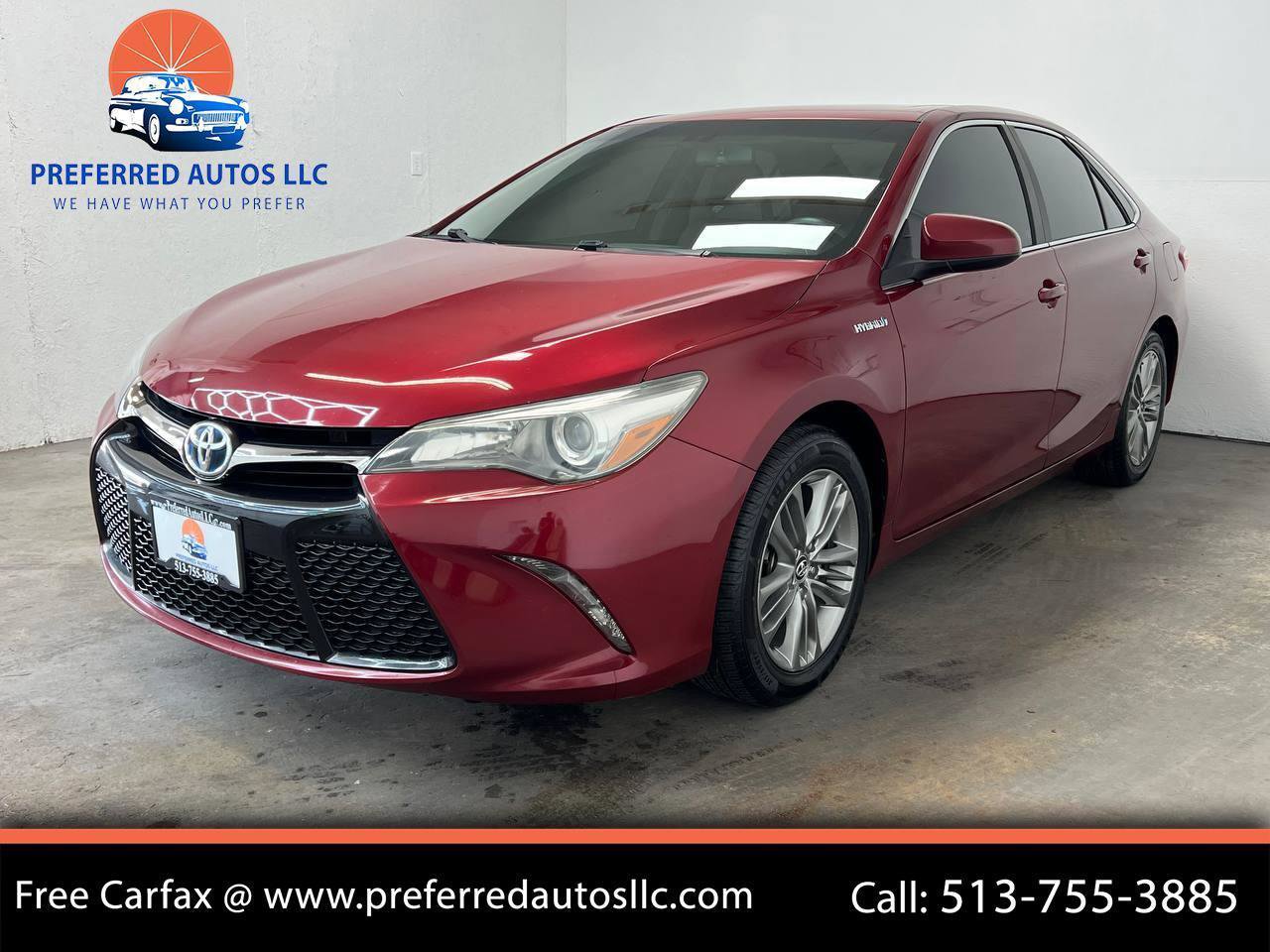 Used 2015 Toyota Camry SE w/ Moonroof Package FWD image 1
