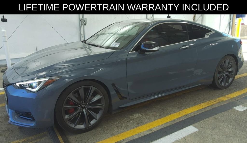 Certified 2022 INFINITI Q60 Red Sport 400 w/ Cargo Package RWD image 2