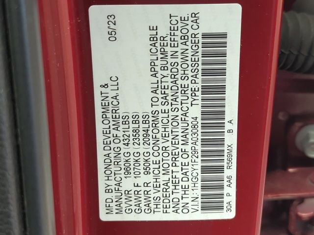 Certified 2023 Honda Accord LX image 28