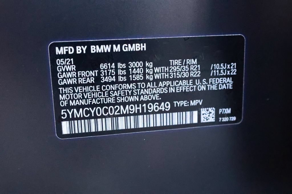 Used 2021 BMW X6 M w/ Competition Package AWD/4WD image 47