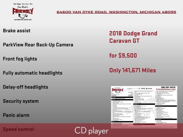Used 2018 Dodge Grand Caravan GT FWD image 8