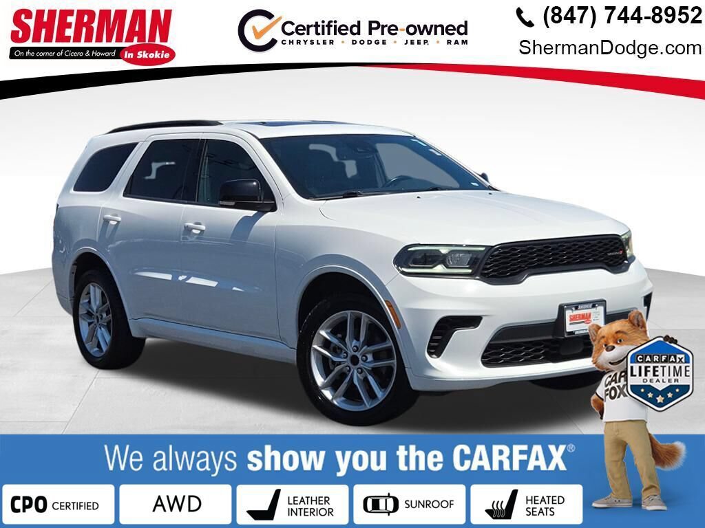 Certified 2024 Dodge Durango GT AWD/4WD image 1
