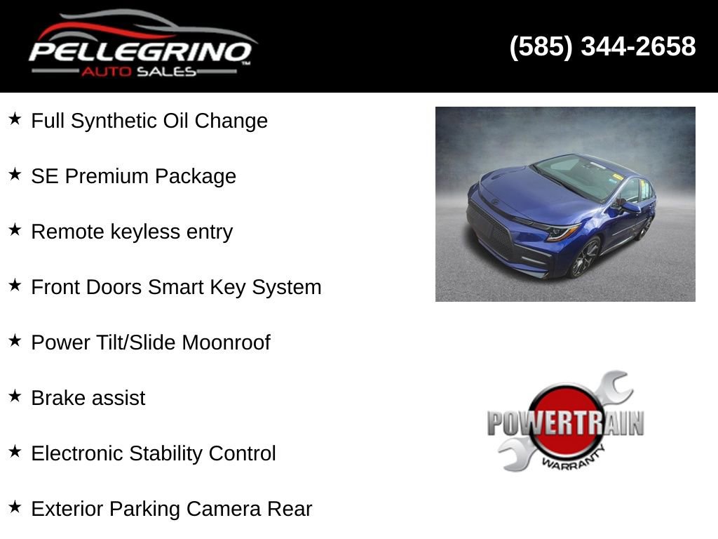 Used 2021 Toyota Corolla SE w/ SE Premium Package FWD image 2