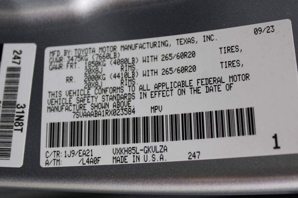 Certified 2024 Toyota Sequoia Limited AWD/4WD image 81