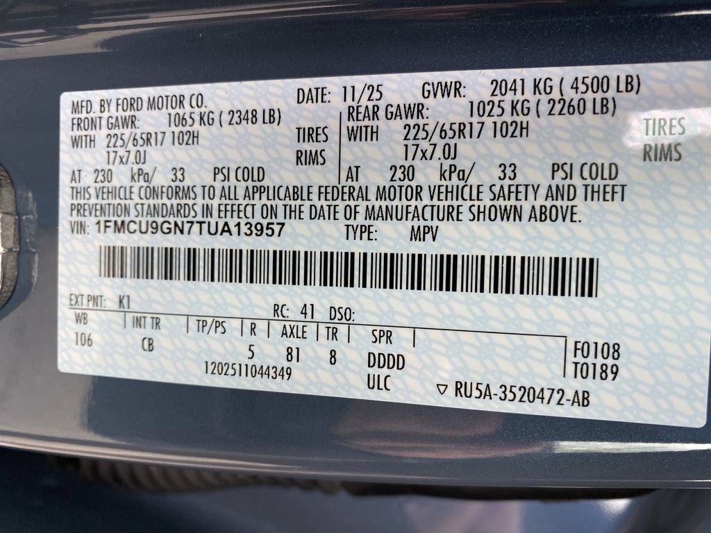 New 2026 Ford Escape Active w/ Tech Pack #1 image 45