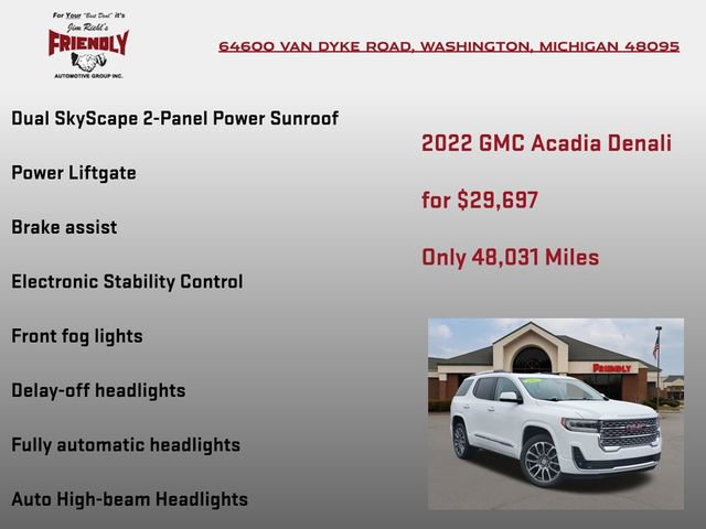 Used 2022 GMC Acadia Denali image 27
