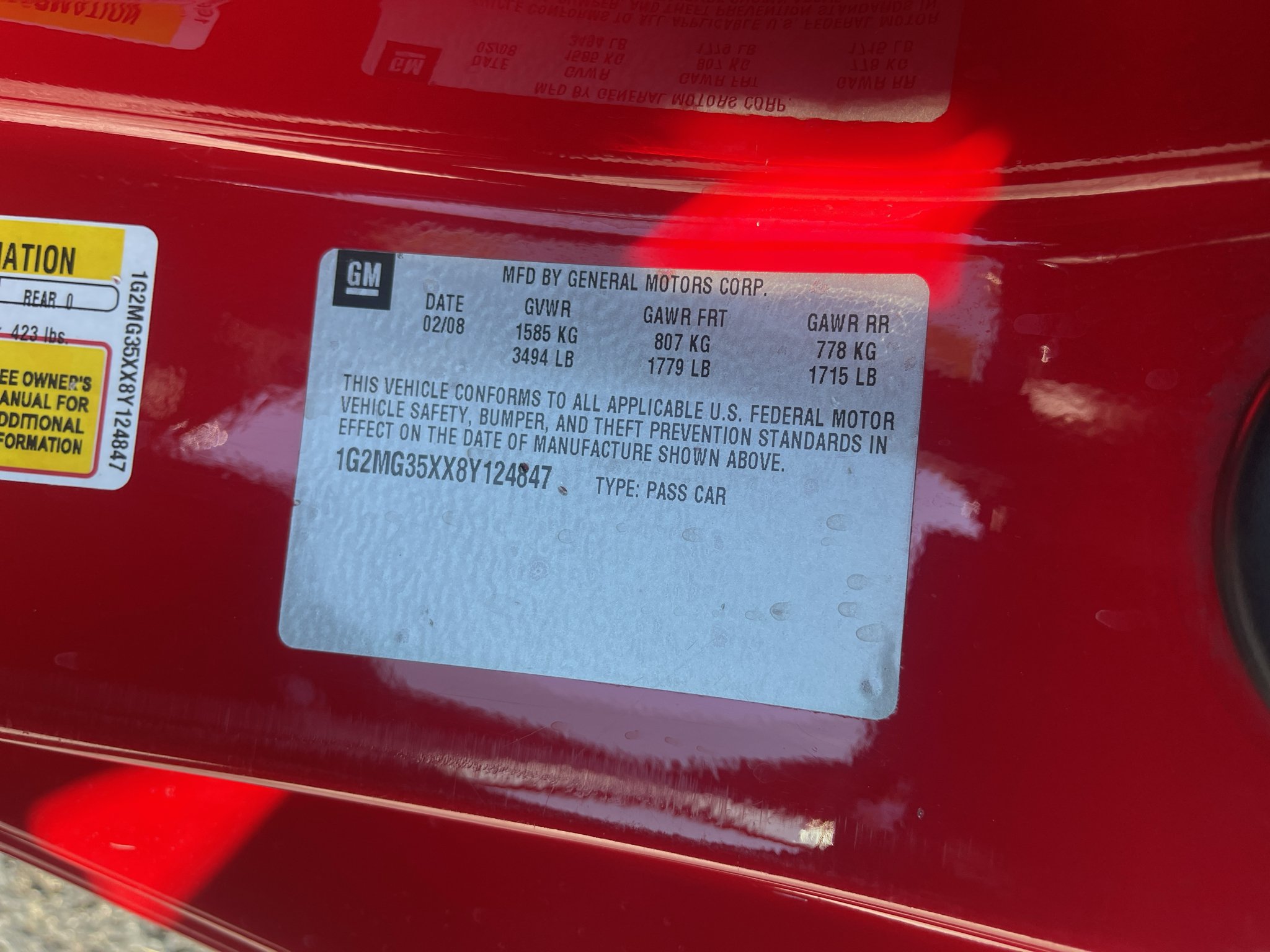 Used 2008 Pontiac Solstice GXP w/ Premium Package RWD image 26