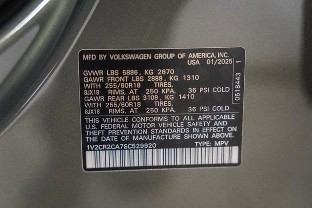 Used 2025 Volkswagen Atlas Peak Edition SE image 42