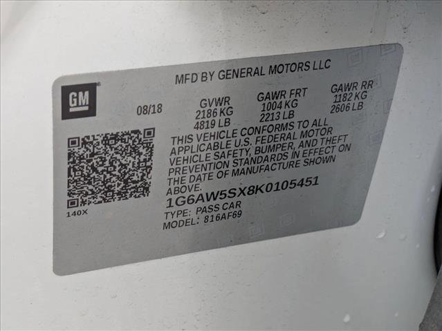 Used 2019 Cadillac CTS AWD Sedan w/ Seating Package image 15