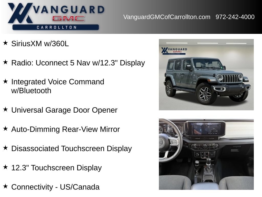 Used 2024 Jeep Wrangler Unlimited Sahara w/ Technology Group AWD/4WD image 12