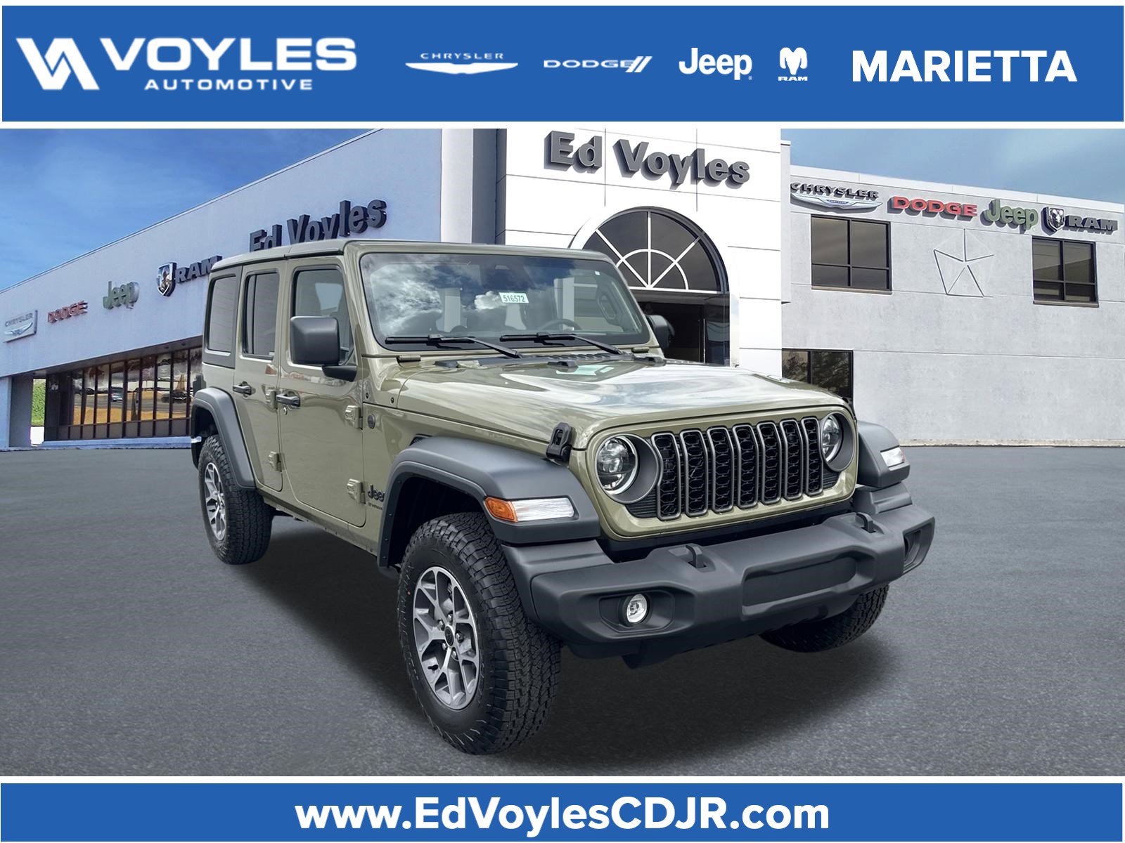 New 2026 Jeep Wrangler Sport S