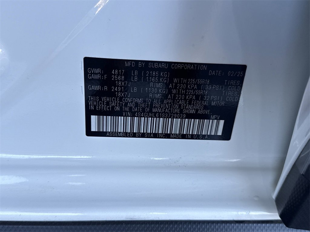 Certified 2025 Subaru Crosstrek 2.5i Limited w/ Popular Package #3A image 36