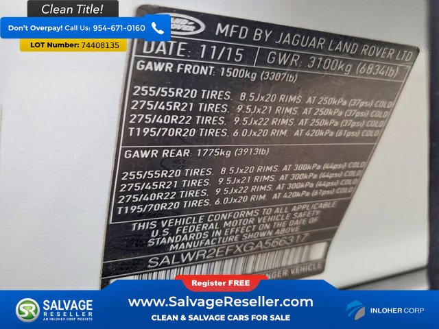 Used 2016 Land Rover Range Rover Sport Supercharged image 17