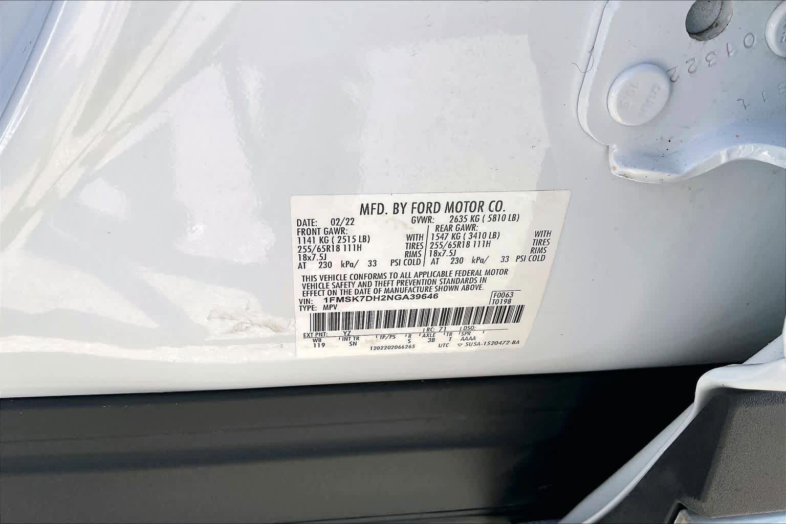Used 2022 Ford Explorer XLT w/ Equipment Group 202A RWD image 33
