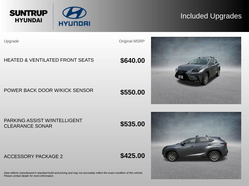 Used 2021 Lexus NX 300h AWD w/ Accessory Package 2 image 2
