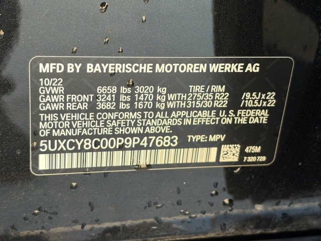 Used 2023 BMW X6 M50i w/ Parking Assistance Package image 29