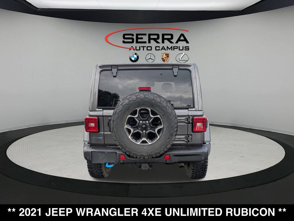 Used 2021 Jeep Wrangler Unlimited Rubicon 4xe w/ Steel Bumper Group AWD/4WD image 12