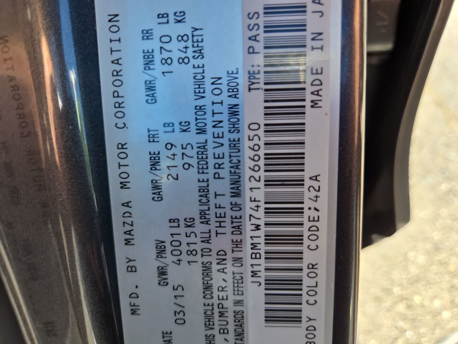 Used 2015 MAZDA MAZDA3 i Grand Touring FWD image 29