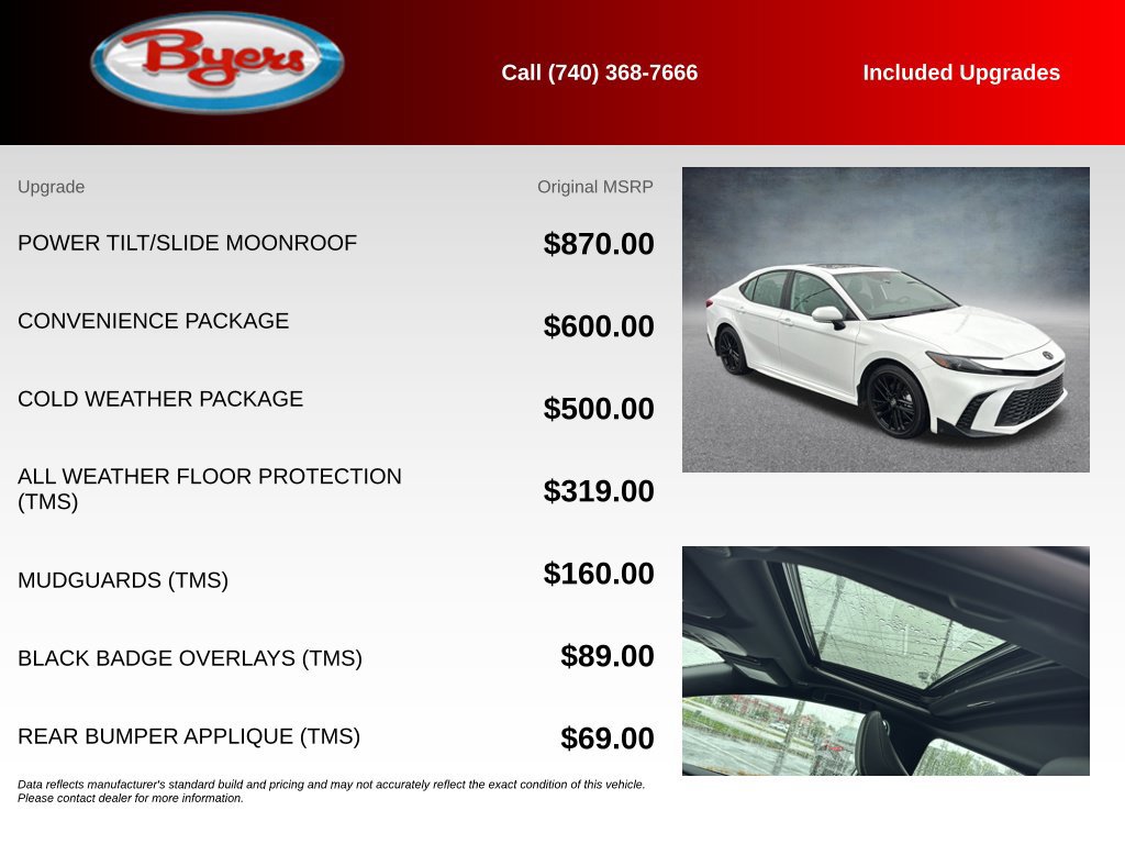 Used 2026 Toyota Camry SE w/ Convenience Package FWD image 5