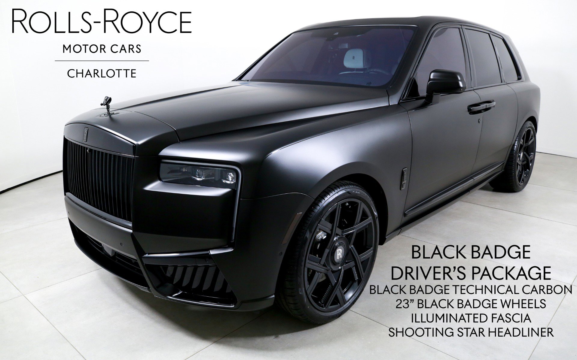 Certified 2025 Rolls-Royce Cullinan Black Badge