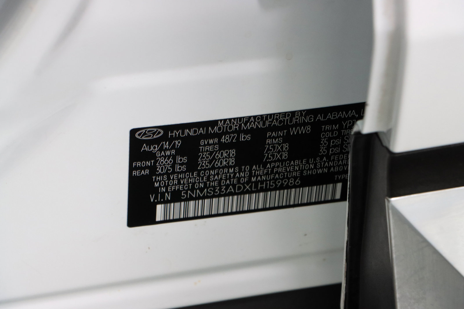 Used 2020 Hyundai Santa Fe SEL w/ Convenience Package image 32