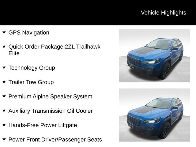 Used 2019 Jeep Cherokee Trailhawk AWD/4WD image 7