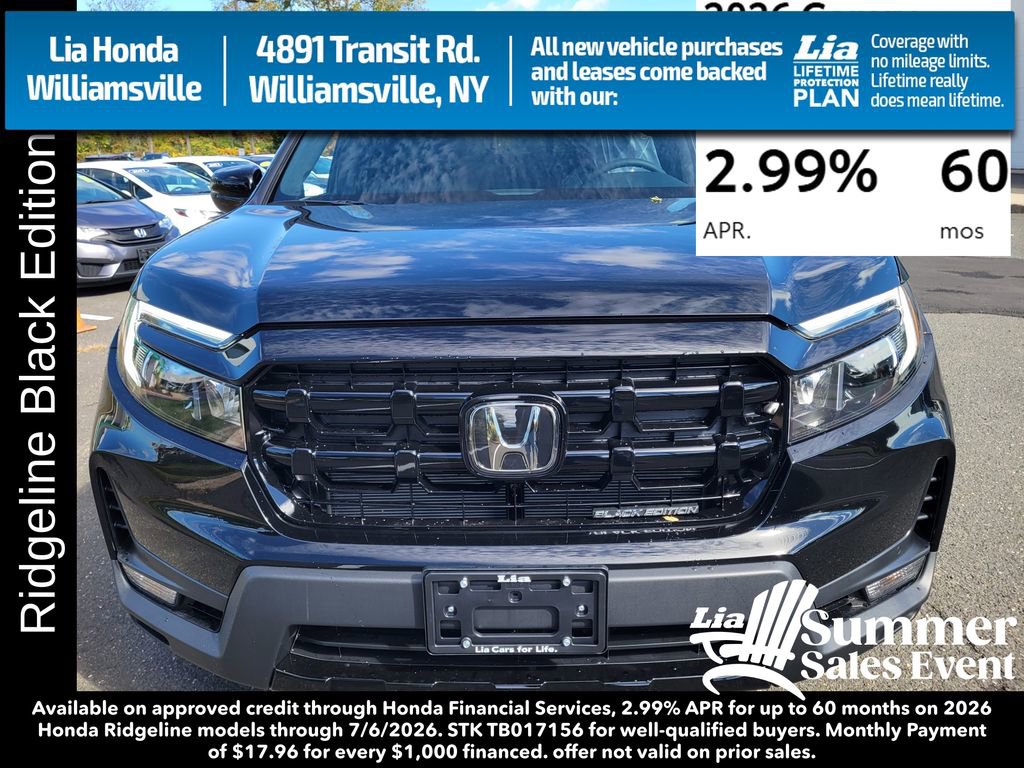 New 2026 Honda Ridgeline Black Edition image 10