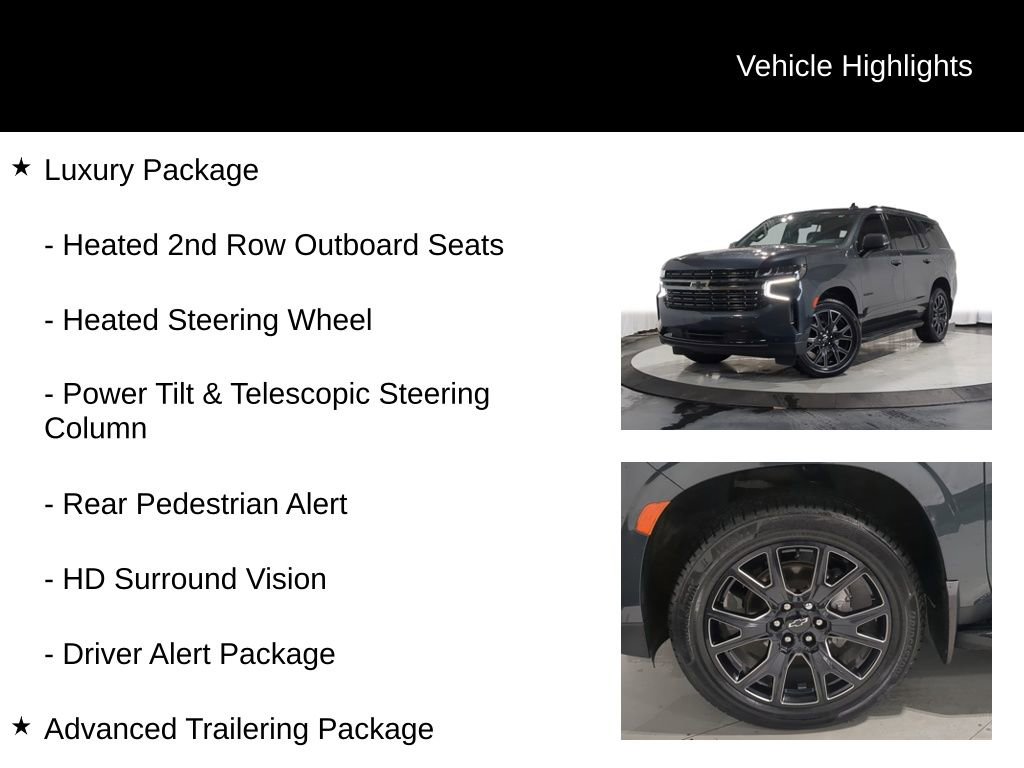 Used 2022 Chevrolet Tahoe RST w/ Luxury Package AWD/4WD image 32