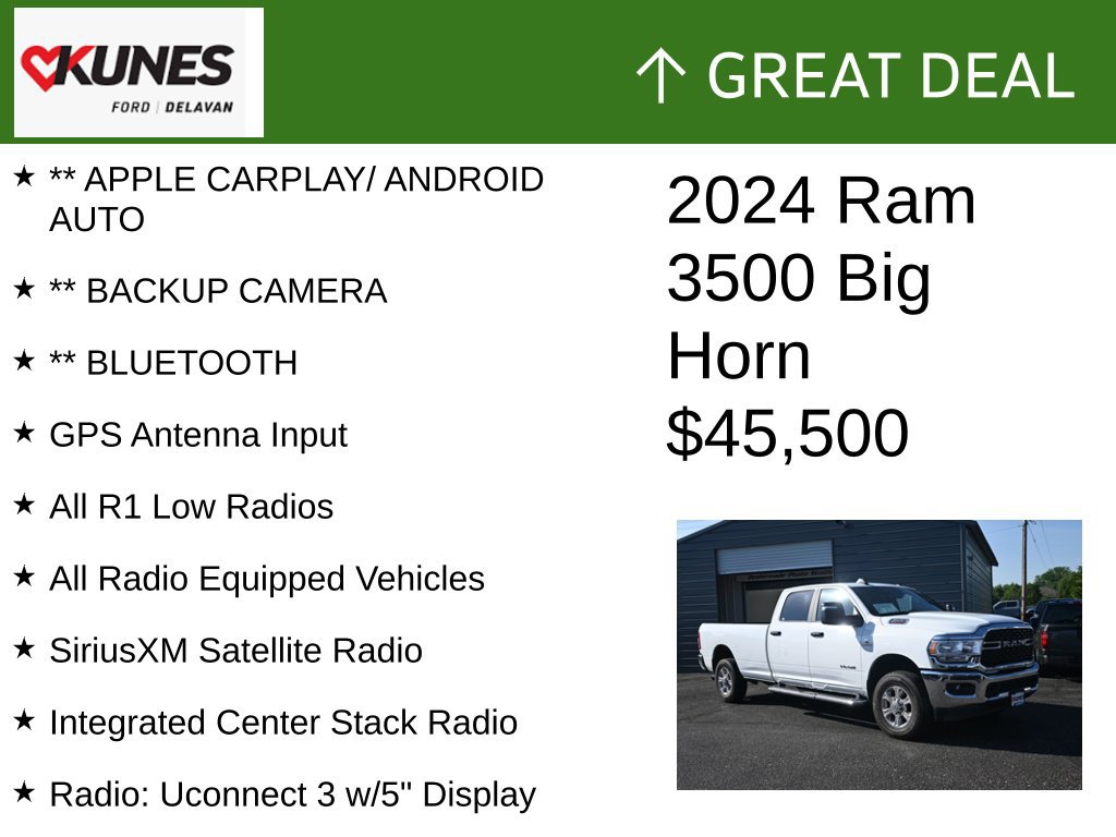 Used 2024 RAM 3500 Big Horn AWD/4WD image 2