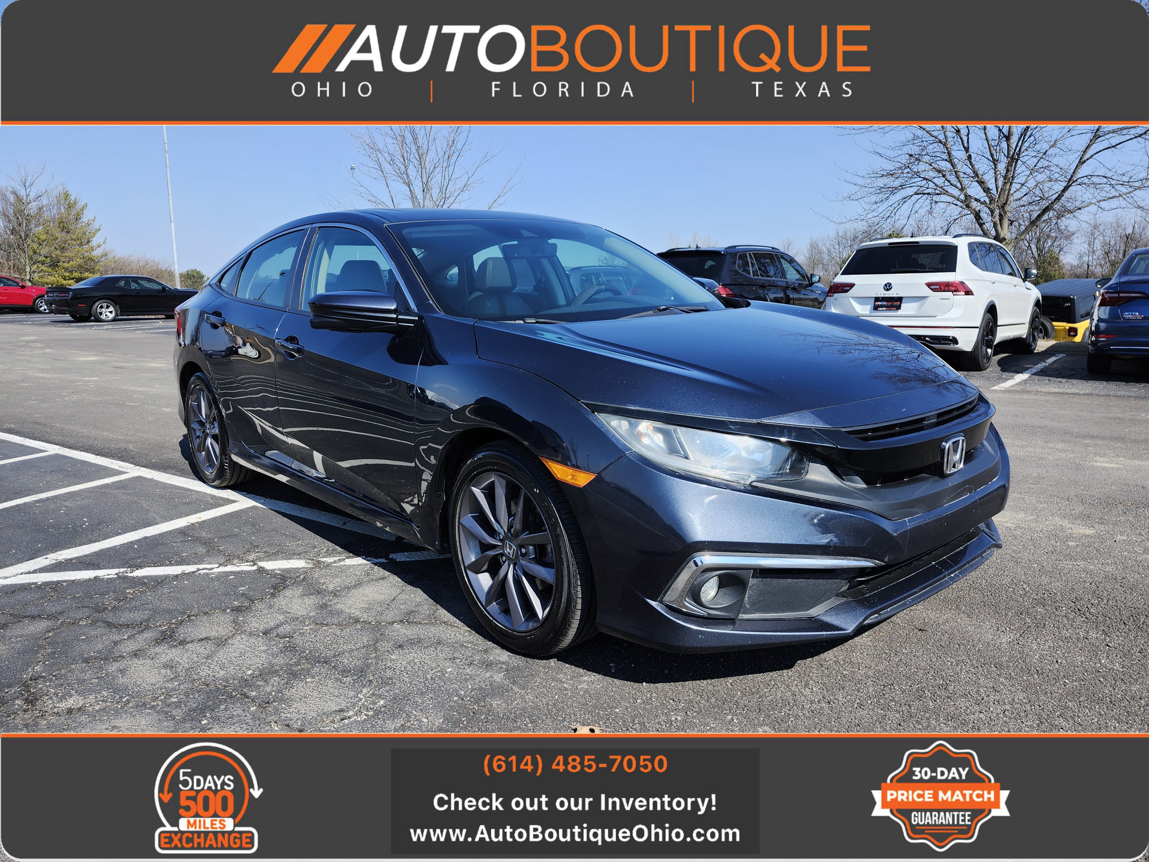 Used 2021 Honda Civic EX-L image 1