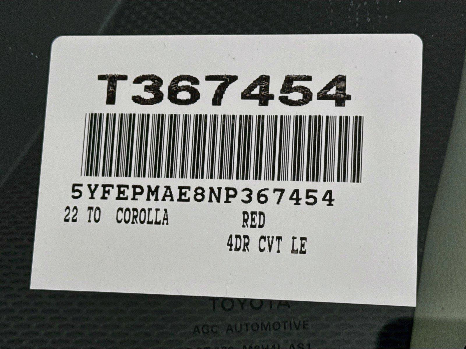 Certified 2022 Toyota Corolla LE FWD image 41