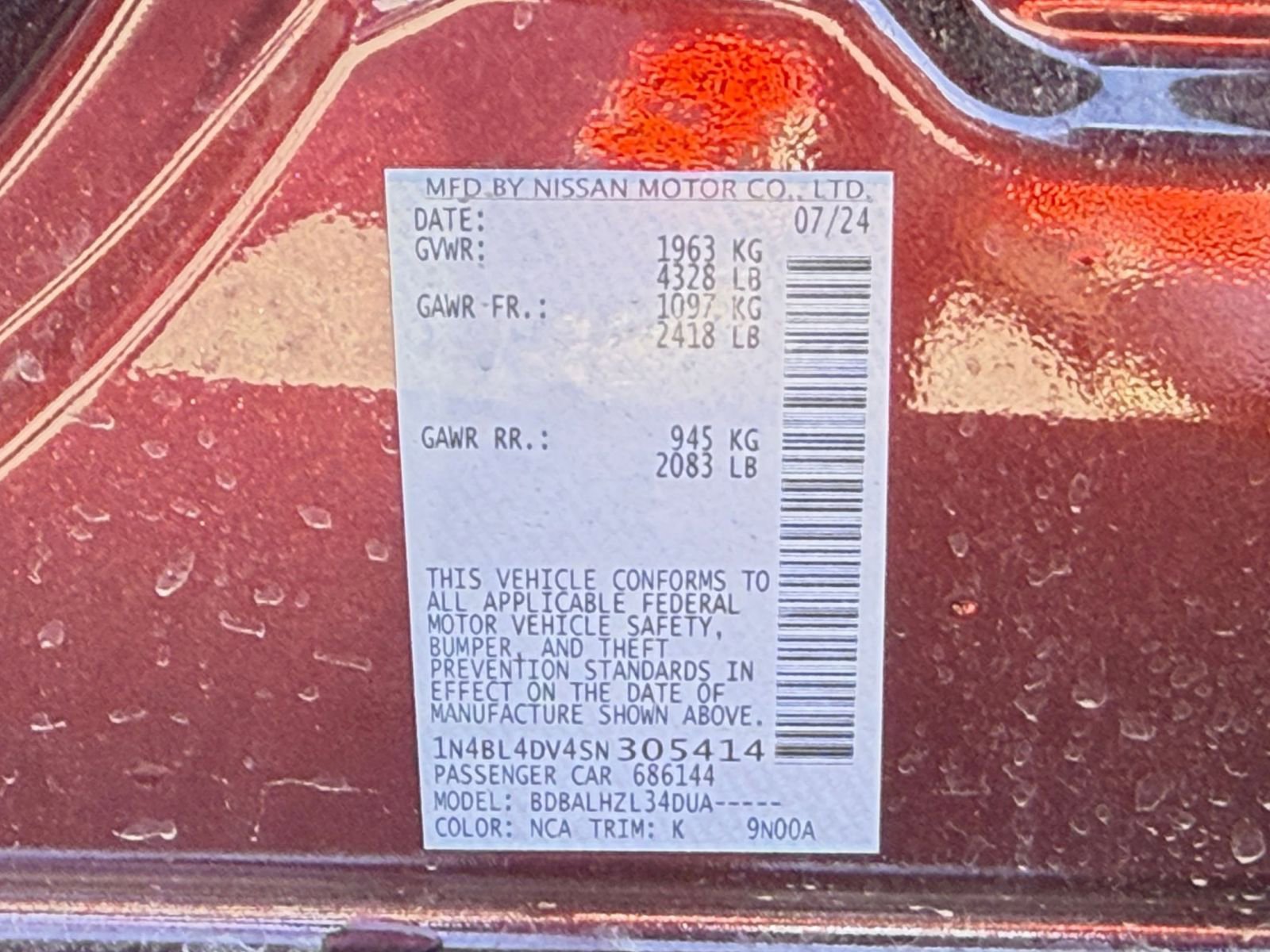 Used 2025 Nissan Altima 2.5 SV image 27