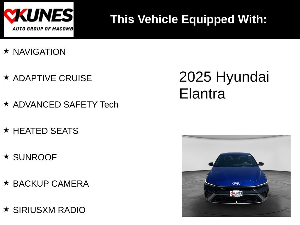 Used 2025 Hyundai Elantra N Line FWD image 3
