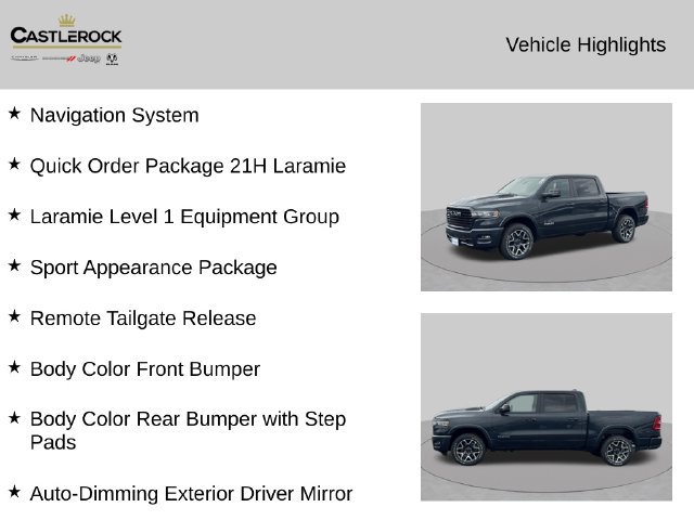 New 2026 RAM 1500 Laramie w/ Sport Appearance Package AWD/4WD image 2
