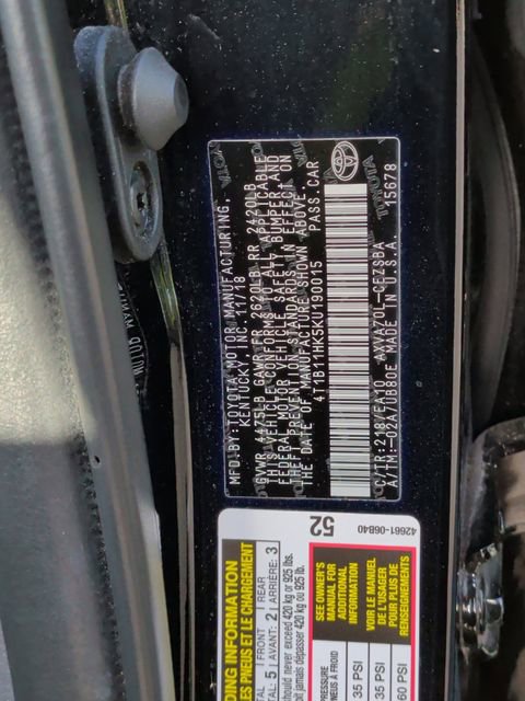 Used 2019 Toyota Camry SE w/ Convenience Package FWD image 33