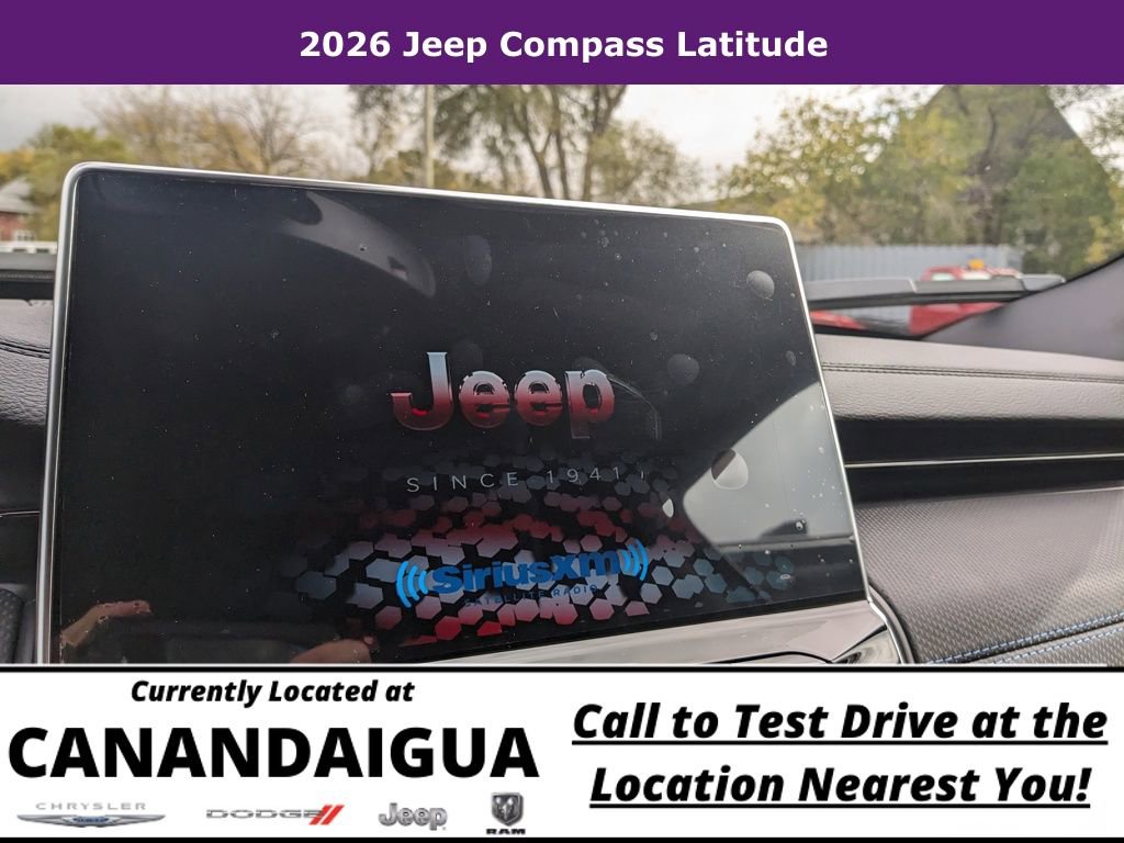 New 2026 Jeep Compass Latitude w/ Quick Order Package 29K image 20