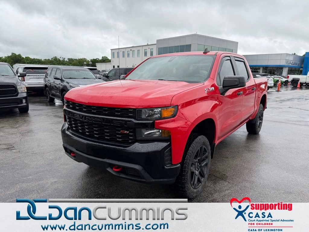 Used 2021 Chevrolet Silverado 1500 Custom Trail Boss w/ LPO, Dark Essentials Package AWD/4WD image 1