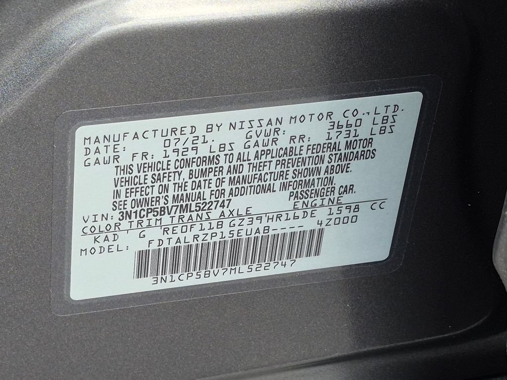 Used 2021 Nissan Kicks S FWD image 27