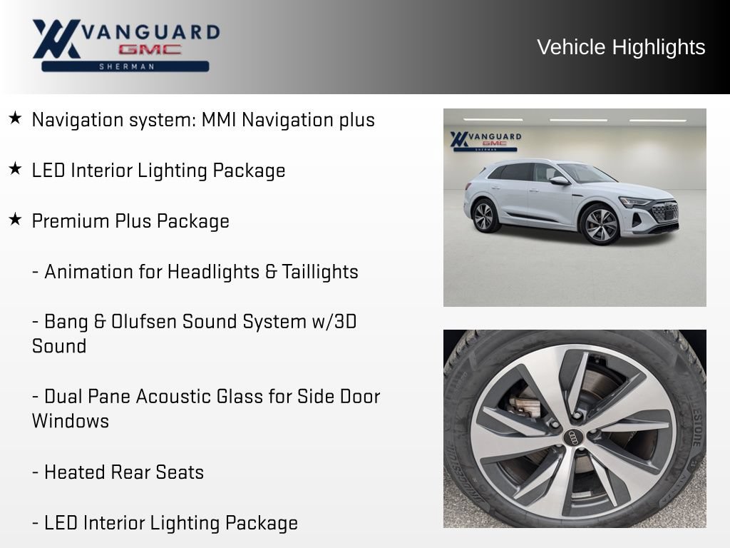 Used 2024 Audi Q8 e-tron Premium Plus w/ Premium Plus Package AWD/4WD image 5