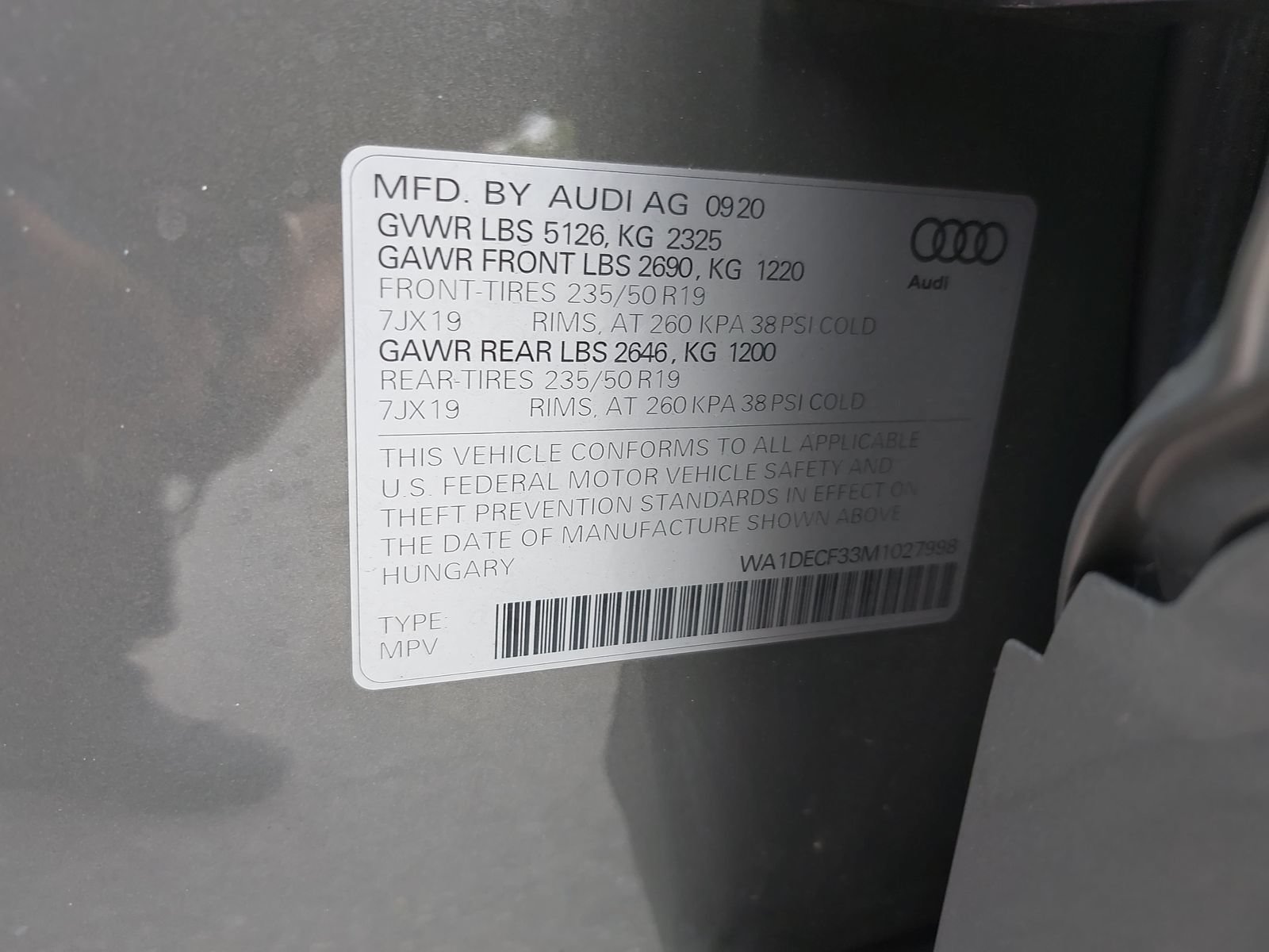 Used 2021 Audi Q3 2.0T Premium w/ Convenience Package AWD/4WD image 11