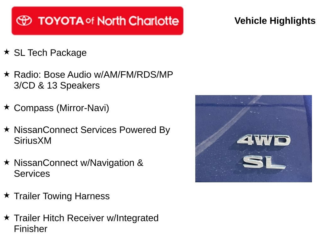 Used 2017 Nissan Pathfinder SL w/ SL Tech Package AWD/4WD image 5