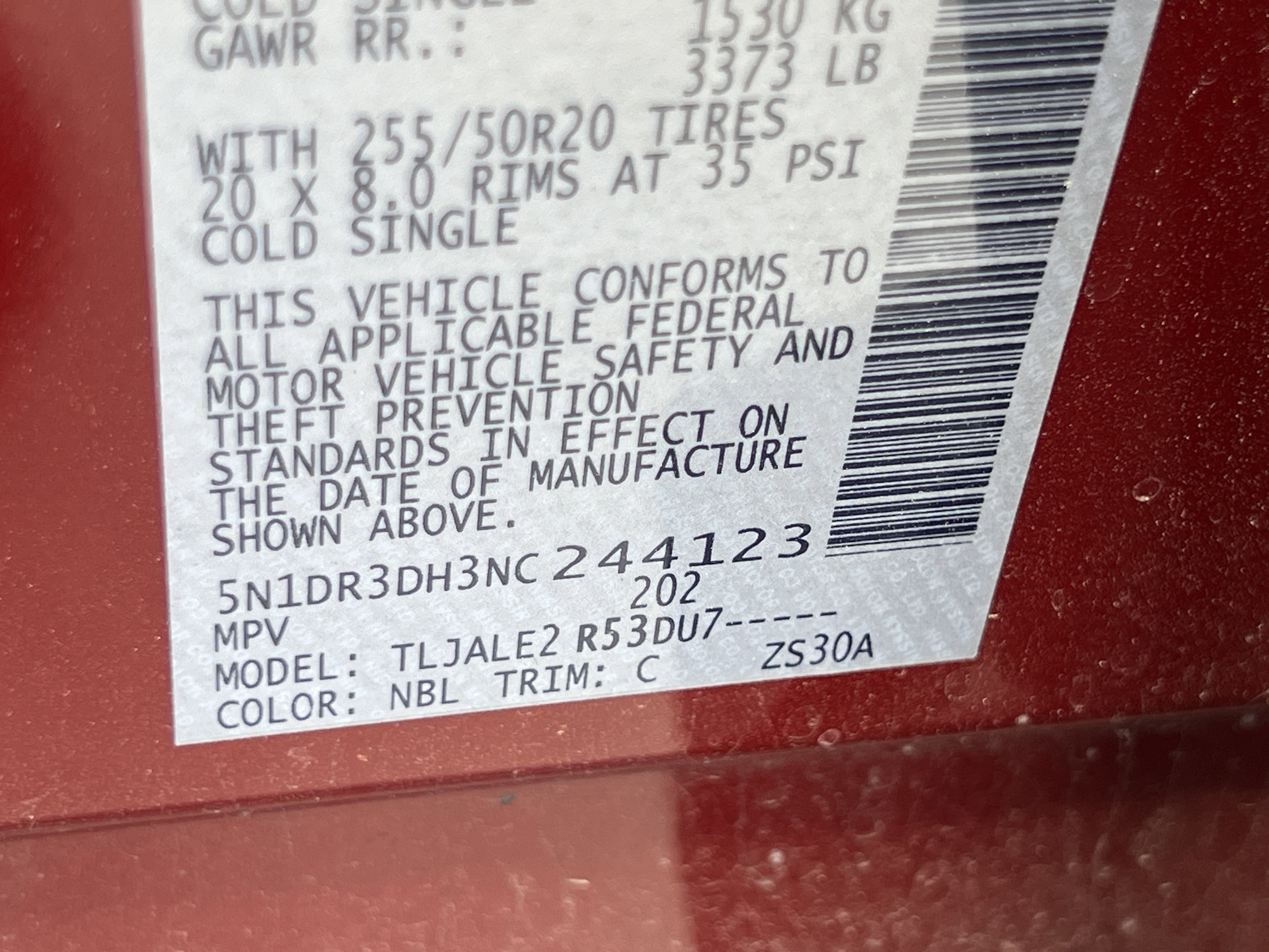 Used 2022 Nissan Pathfinder Platinum w/ Cargo Package FWD image 22