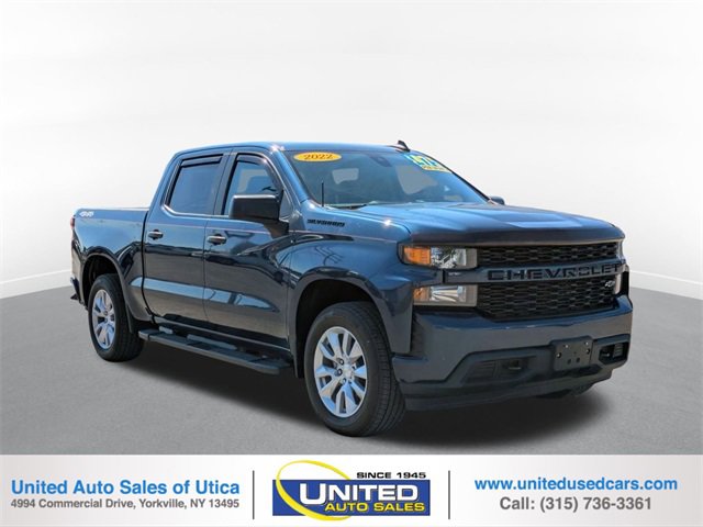 Used 2022 Chevrolet Silverado 1500 Custom w/ LPO, Dark Essentials Package