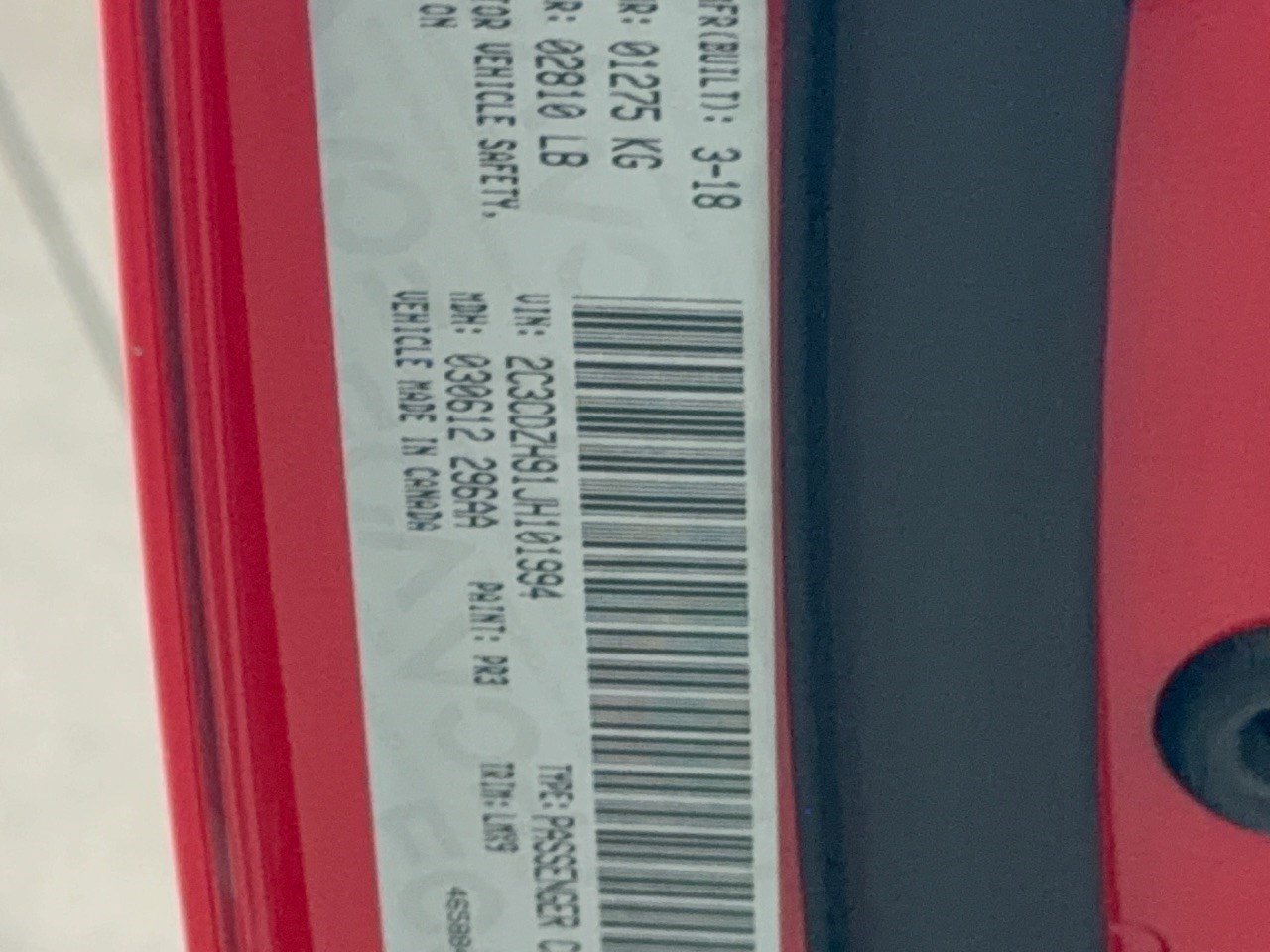 Used 2018 Dodge Challenger SRT Demon RWD image 31