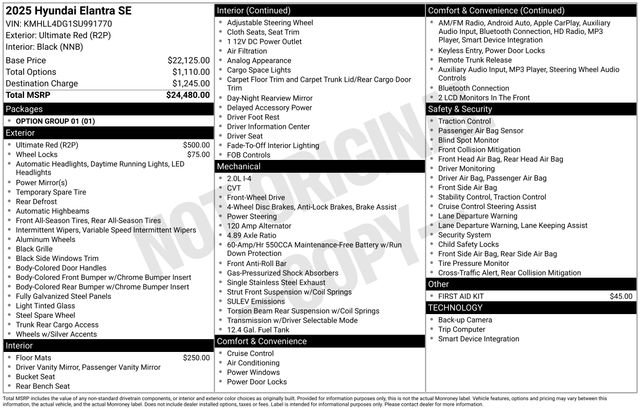 Used 2025 Hyundai Elantra SE image 28