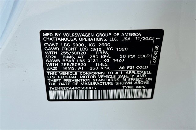 Used 2024 Volkswagen Atlas SE image 36