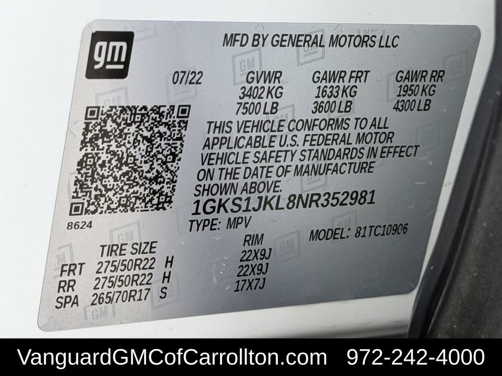 Used 2022 GMC Yukon XL Denali RWD image 39
