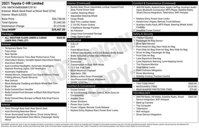 Used 2021 Toyota C-HR Limited image 6